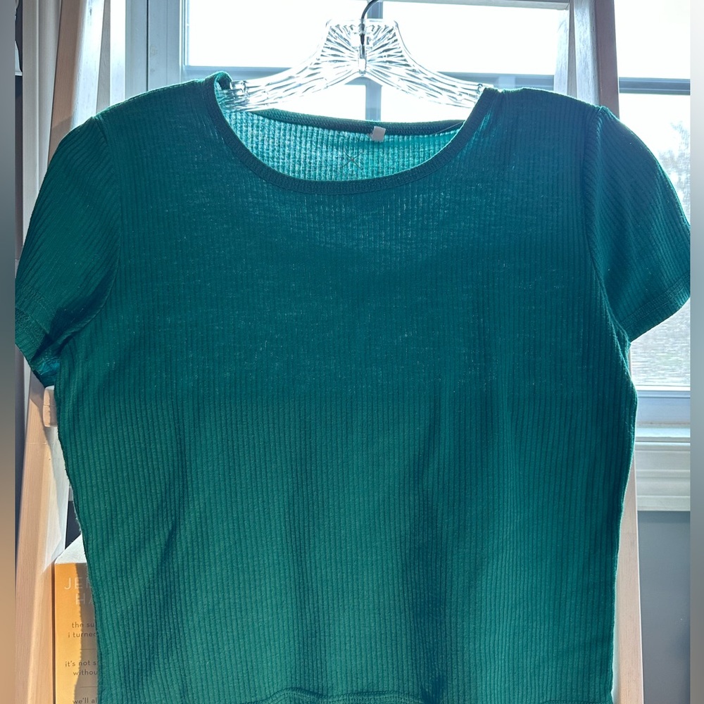 PACSUN Green Short Sleeve Tee